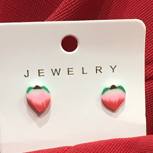 Children Red Earrings - CRE07
