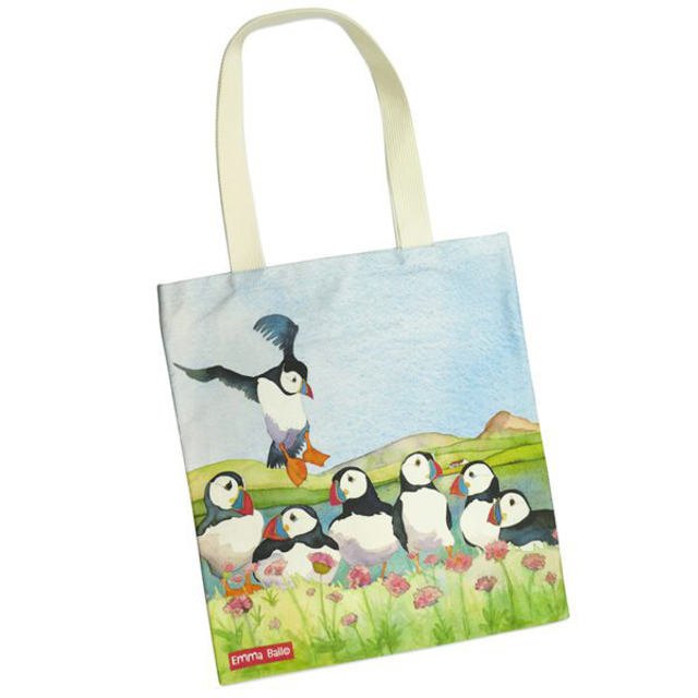 Tote Bag - Sea Thrift Puffins