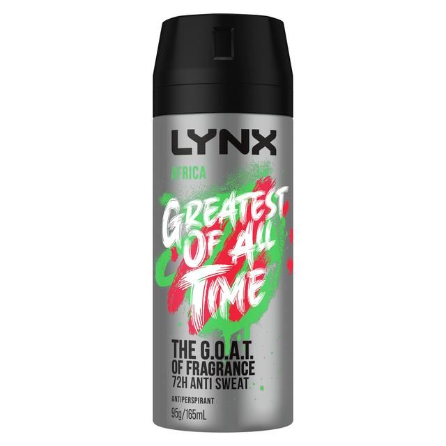 Lynx Antiperspirant Aerosol Africa 165mL