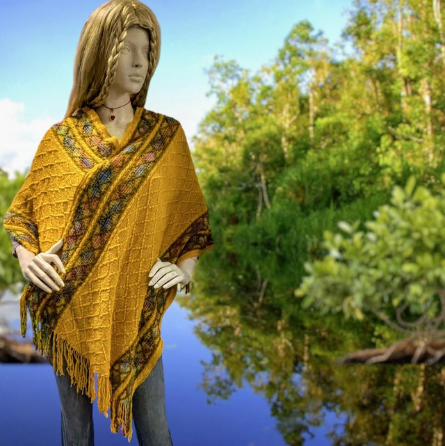 Poncho "Jaune" 97 cm