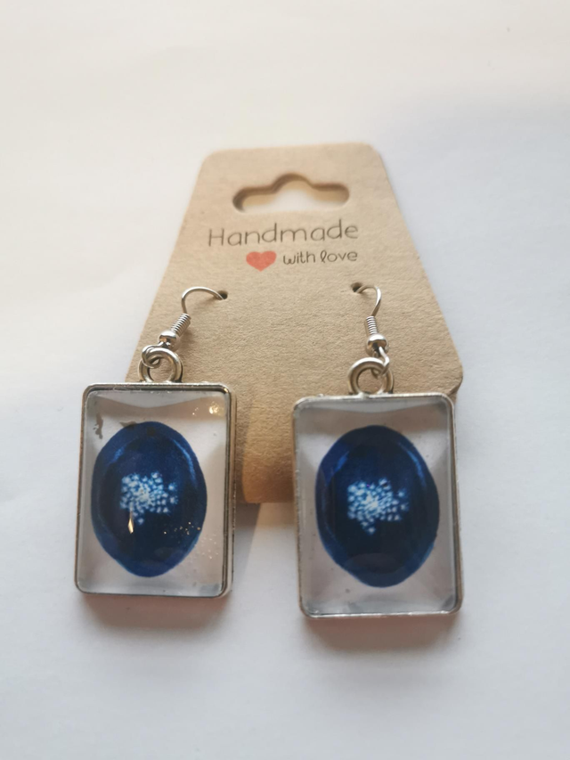 Boucles d'oreilles pendantes Carotte sauvage