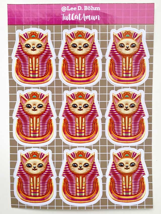 Stickersheet "TutCatAmun"