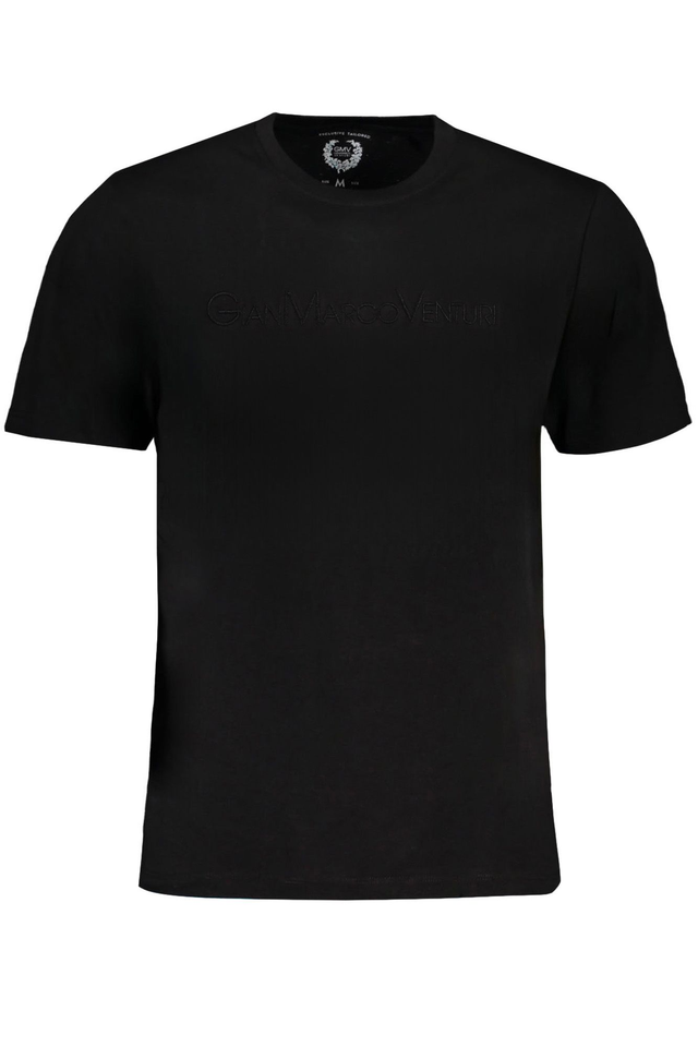 GIAN MARCO VENTURI T-SHIRT MANICHE CORTE UOMO NERO