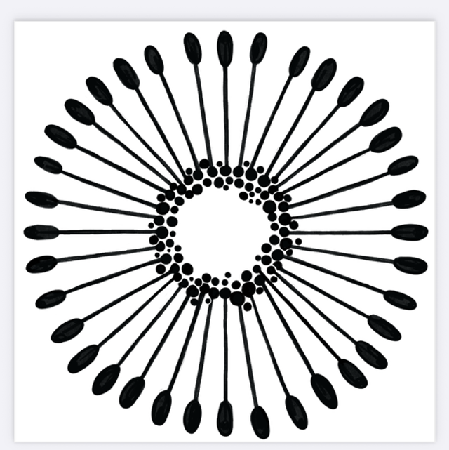 Ministempel Blumenstempel