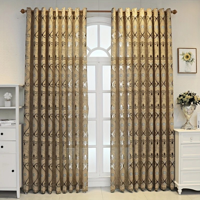 Panel European Retro Thick Curtain