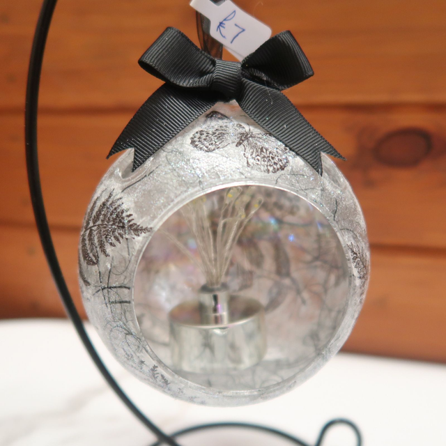 Decoupage Glass Bauble