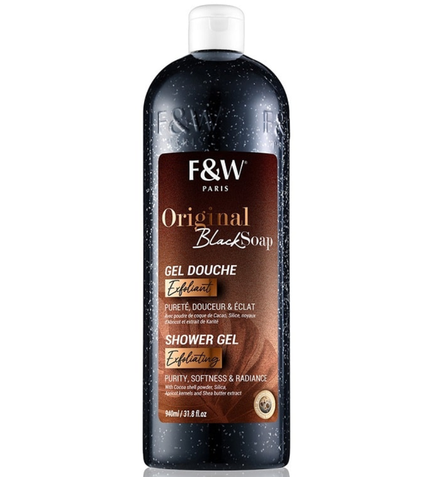 Fair &amp; White Original Black Exfoliating Shower Gel 940ml
