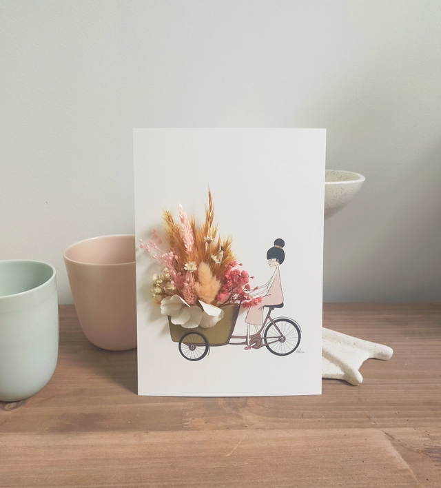 A5 Dried Flowers Picture