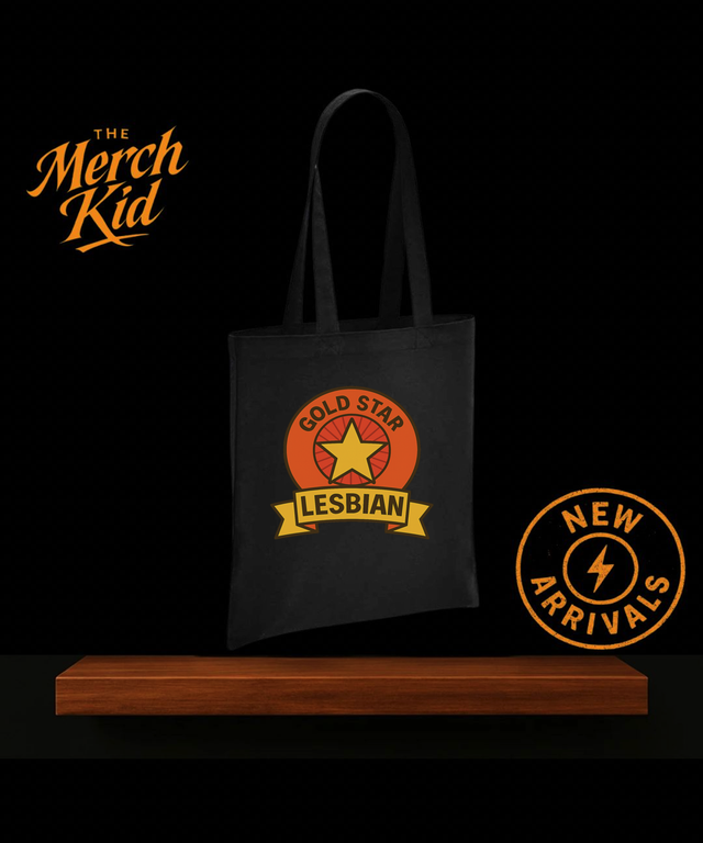 Gold Star Lesbian Tote Bag