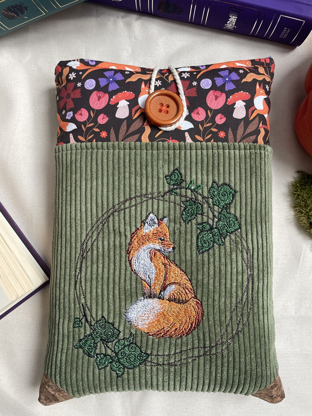 Pochette à livre renard