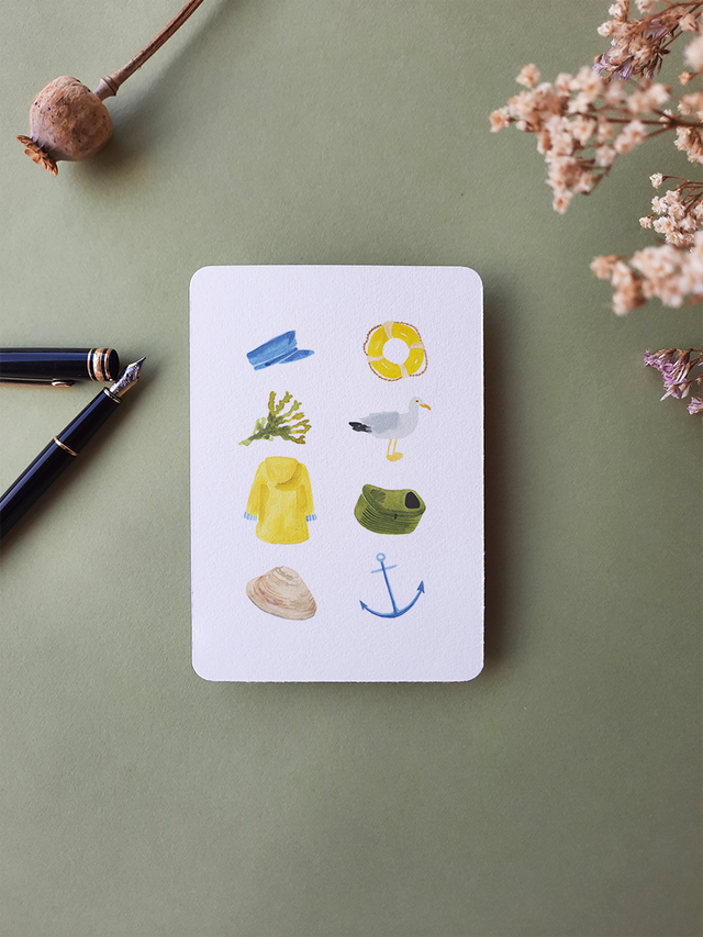 Carte Jour de pêche