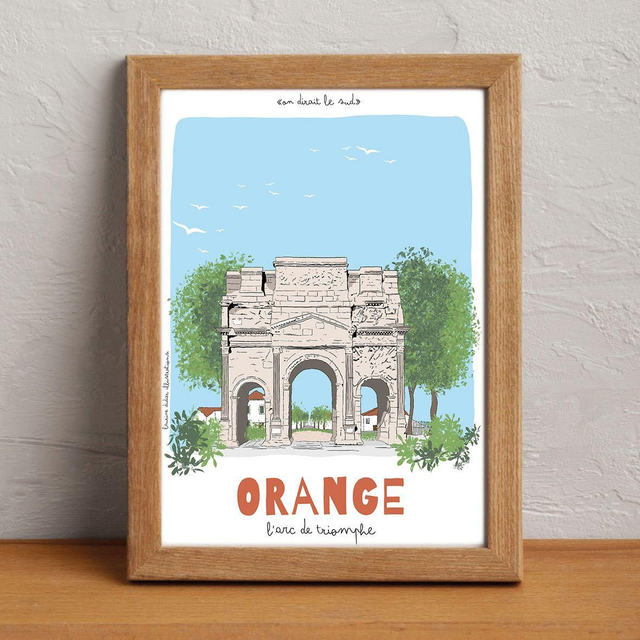 Orange Arc de Triomphe