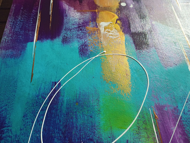 Art contemporain tableau peinture acrylique sur toile œuvre originale 80 x 80