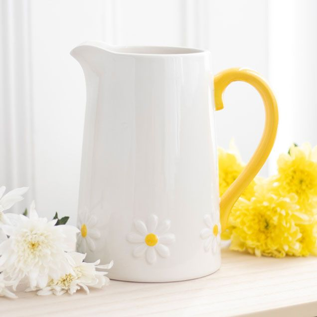 DAISY CERAMIC JUG 