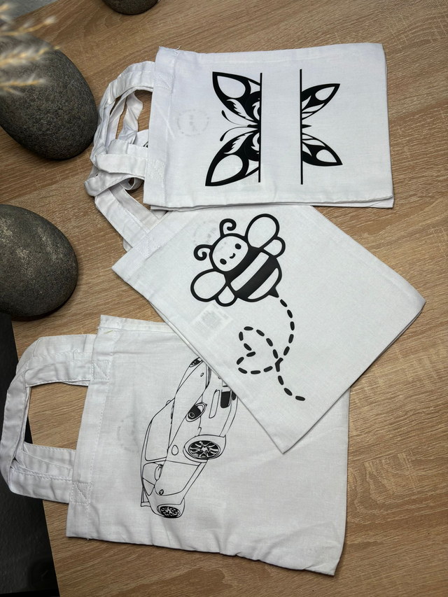 Mini Baumwolltasche - Verschiedene Designs