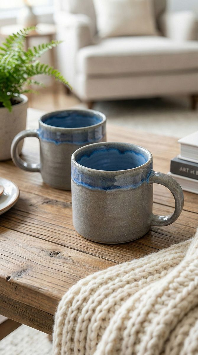 Bacalar Blue &amp; Ash Mug