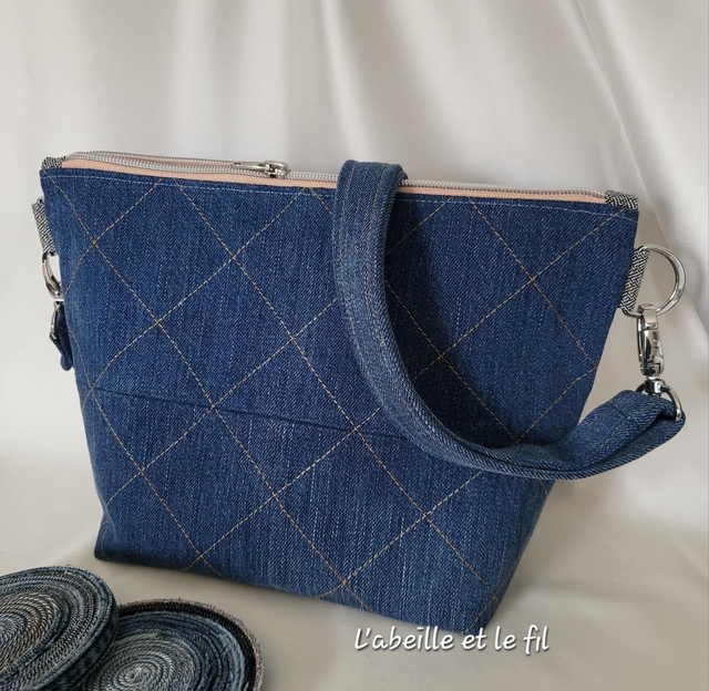 Sac à main bandoulière réglable &quot;Agapanthe&quot;