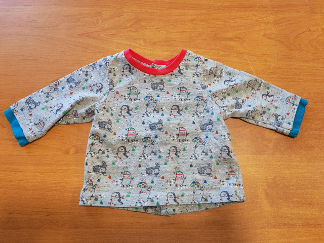 T-shirt pingouins en 1 mois