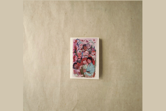 Carte postale “Le bouche à oreille” – Illustration de Joanna Folivéli – Papeterie féministe made in France – Carte postale A6 fabriqué à Paris