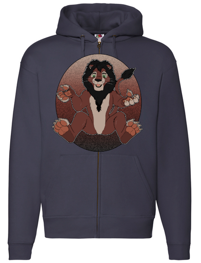 Lion - Hoodie with Zipper