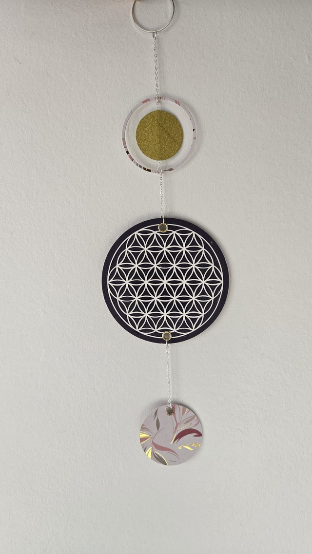 Mobile Fleur de Vie – Décoration Suspendue et Protection Énergétique