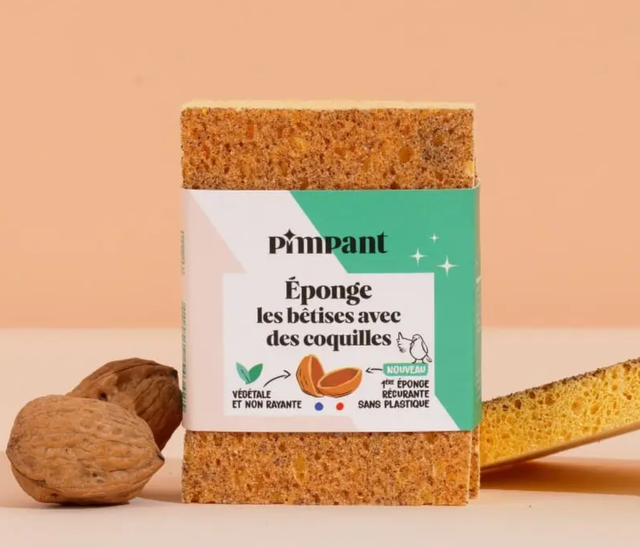 Éponge Grattante Végétale X2