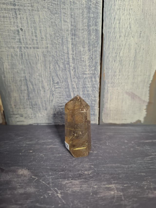 Rutilated Smoky Quartz Tower 