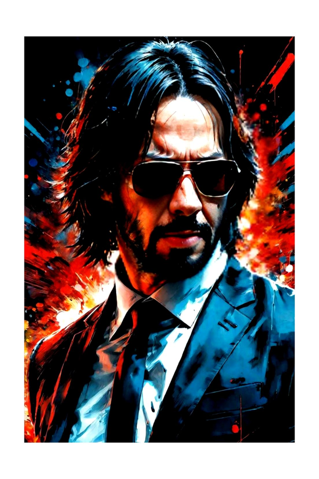 John Wick Movies Art Print