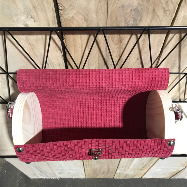 « TOKYO » Framboise imprimé Damier