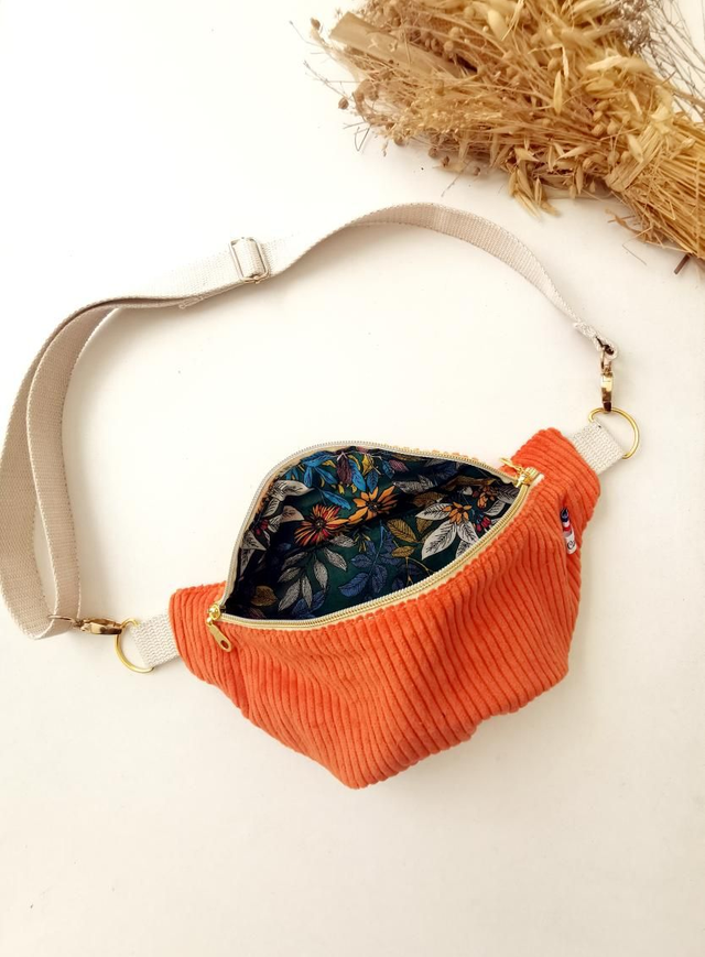 Banane THELMA velour orange 