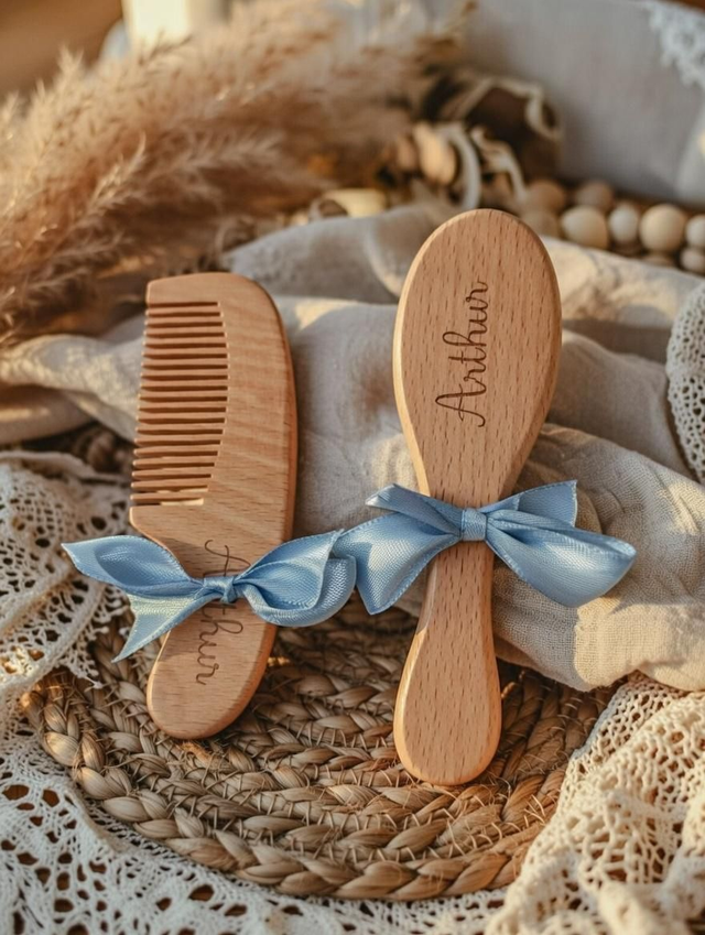 Ensemble brosse et peigne bébé 