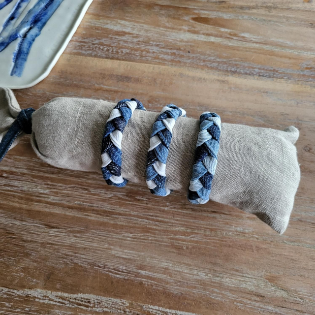 Bracelet Jeannette- tricolore- Fermoir Argenté  