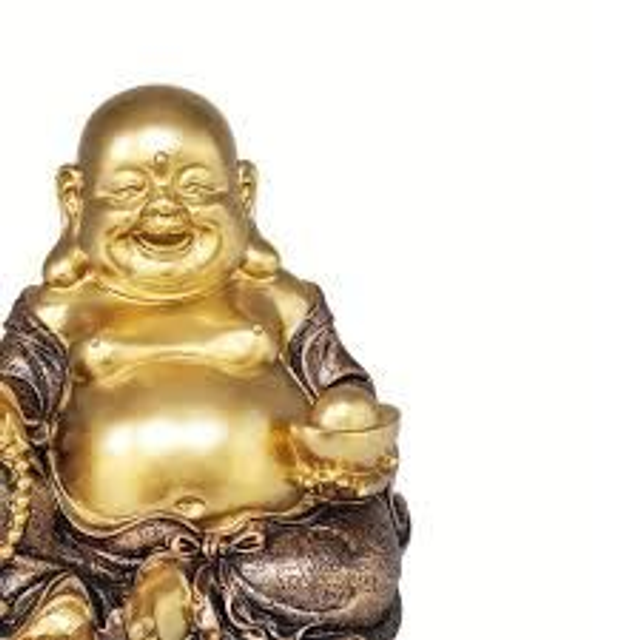 Buddha-Geld aus Kunstharz,45x41x49 cm