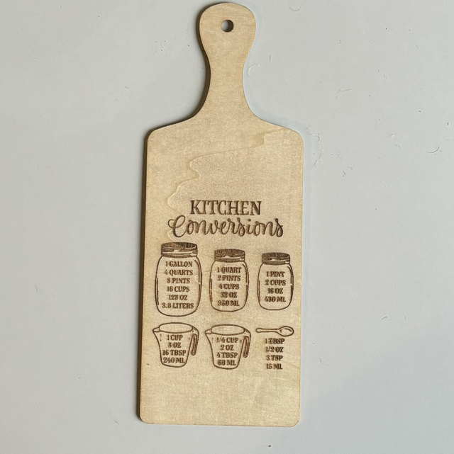 Kitchen conversion paddle