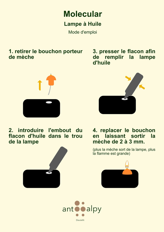 "Molecular" Oil Lamp