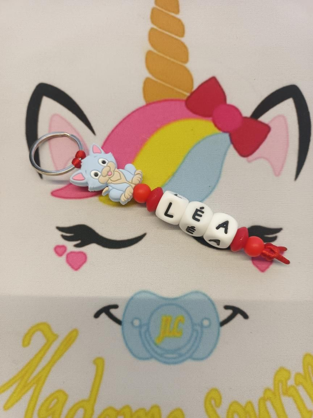 Porte clés 1 branche Chat