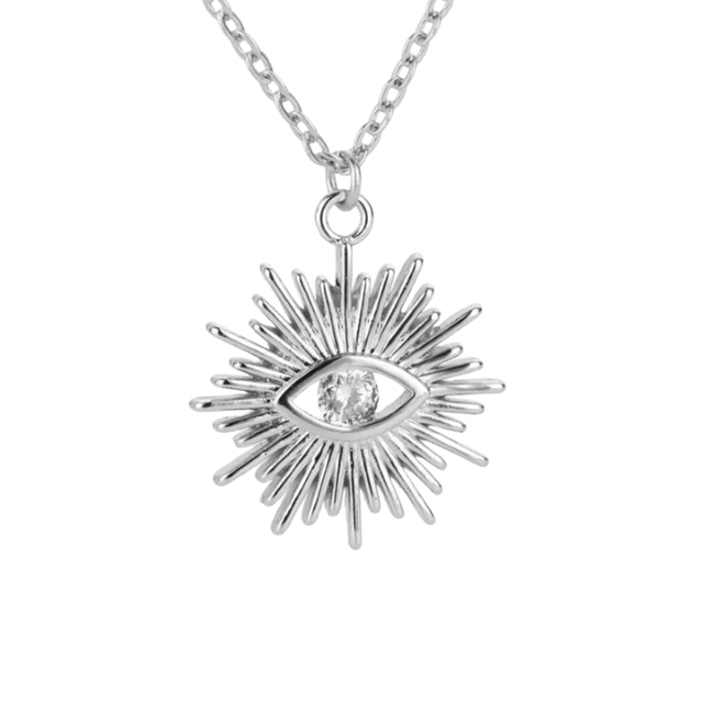 Eye sunburst necklace