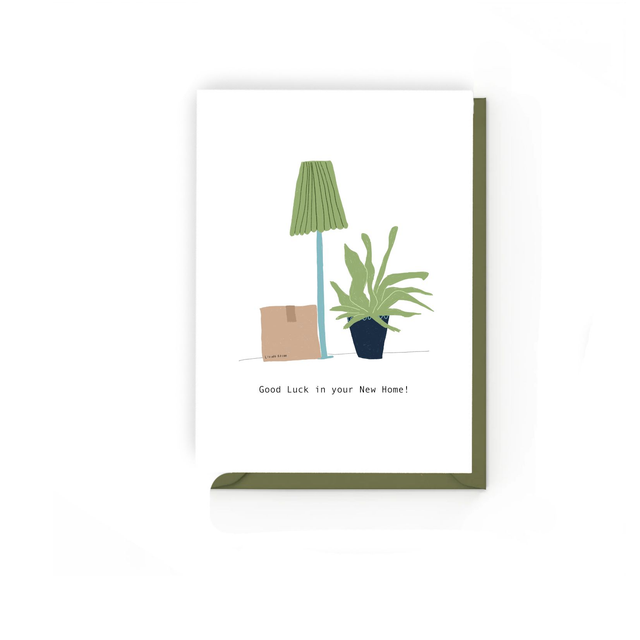 Home Sweet Home - Illustrated New Home Card   