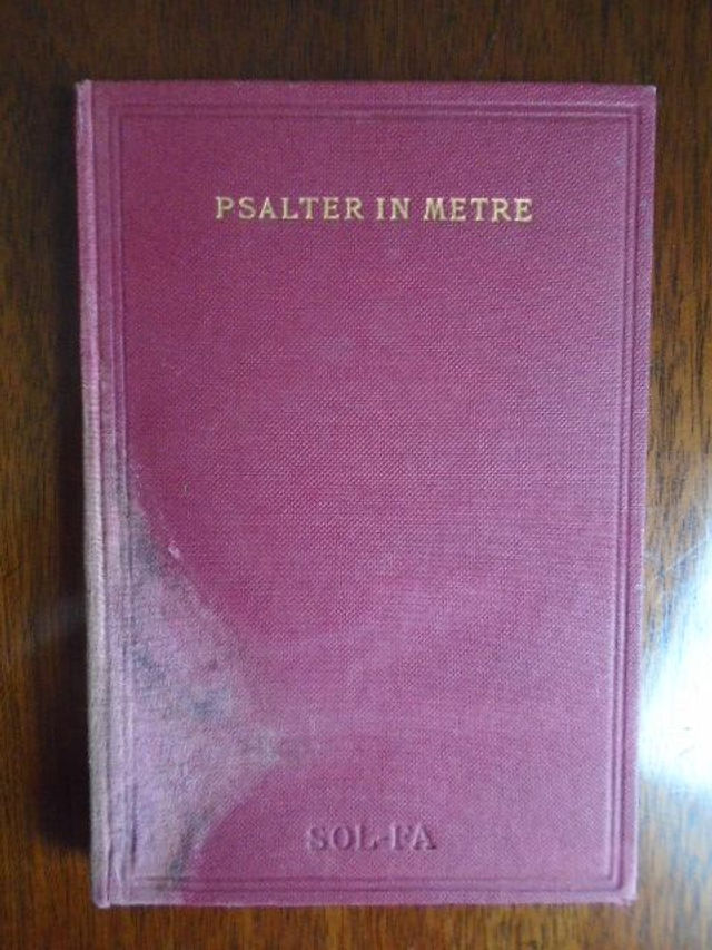 The Psalter In Metre And Scripture Paraphrases With Tunes 1913