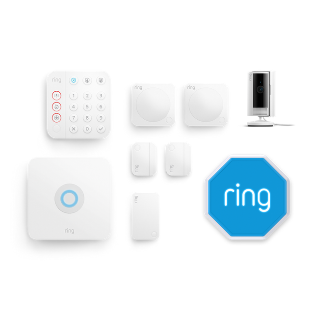 Ring Alarm + Indoor Camera 2nd Gen Pack [M] With Siren