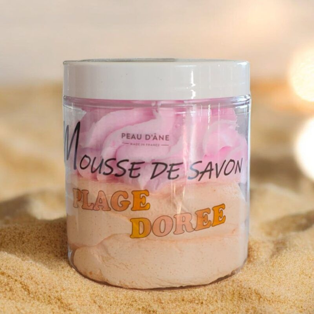 Mousse de savon Plage dorée