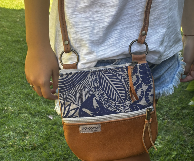 Kiki Leather Koru Indigo/Natural