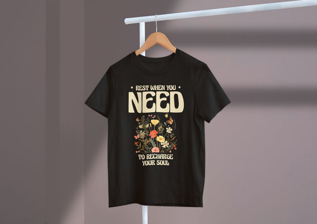 Rest When You Need To Recharge Your Soul Mental Health. Ruhen Sie sich aus wenn Sie Seele wieder aufladen müssen für Ihre geistige Gesundheit aus