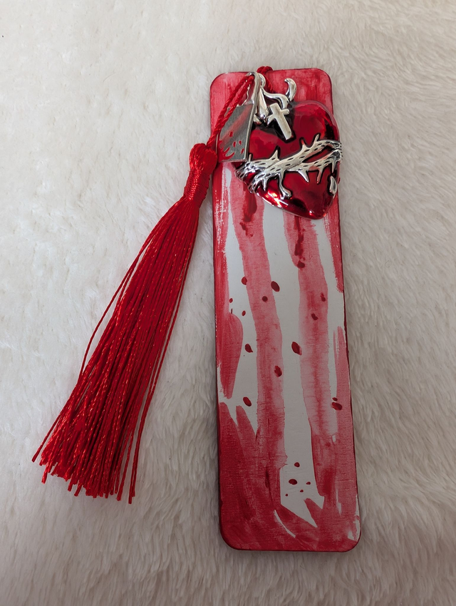 Blood Spatter Bookmark - Design 1