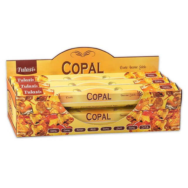 Caja GRANDE  6 uni. Incienso Tulasi Copal