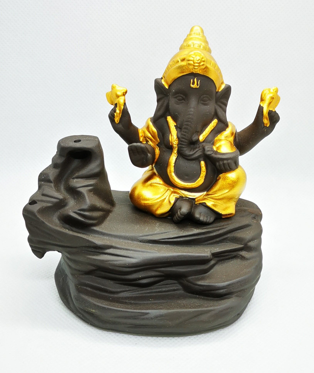 Brûleur d&#039;encens à refoulement Ganesh