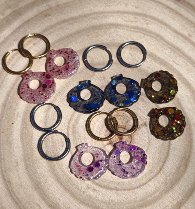 Charms / Pampilles Mermaid pailleté