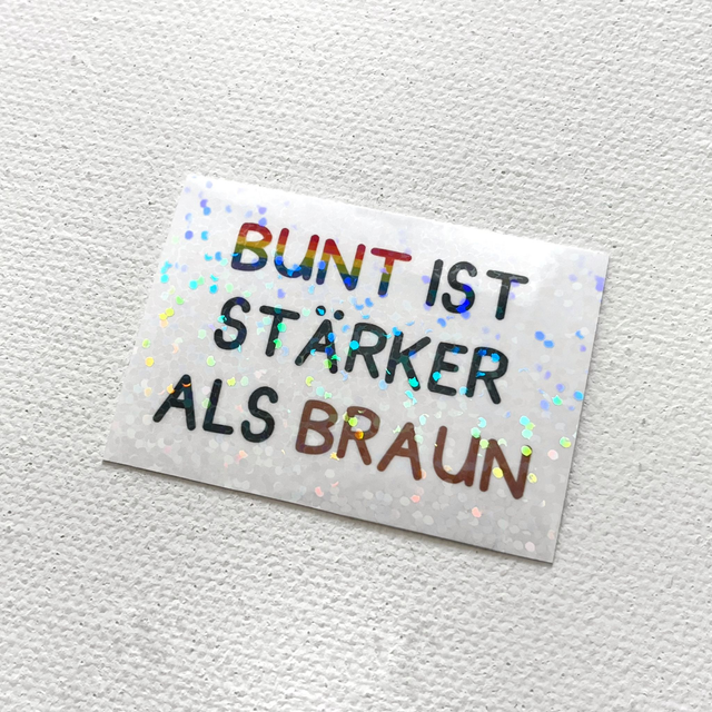 Effektsticker M Bunt ist stärker