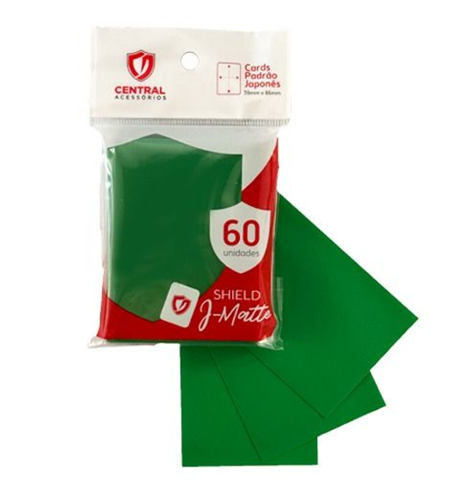 Central Shield (Sleeve) - Japonês Matte - 60 Unidade