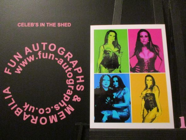 Tina Love Authentic Autographed 6x4.5 Pop Art Limited Edition (1)